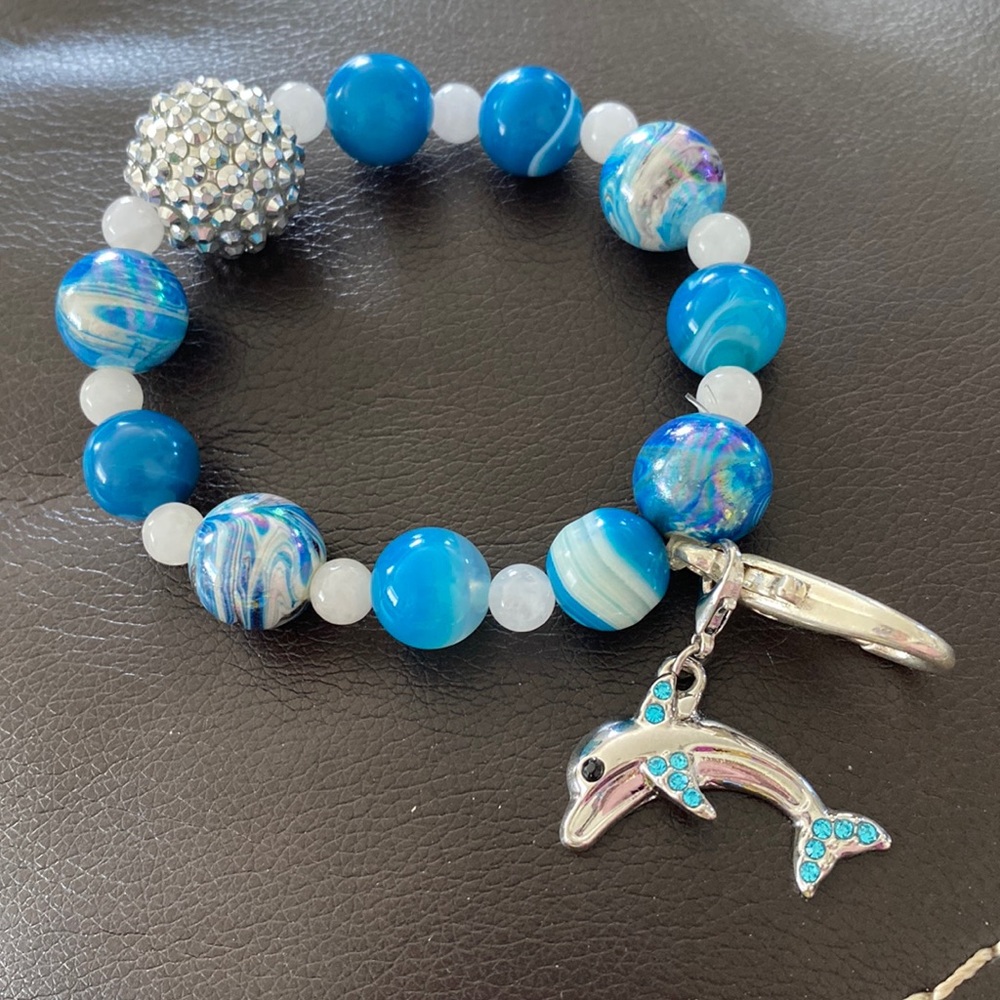 Dolphin Keychain Bracelet